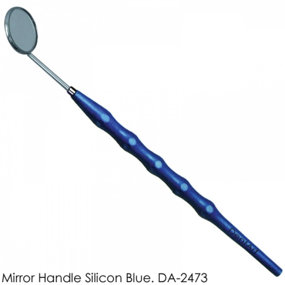 Mirror Handle Silicon Blue